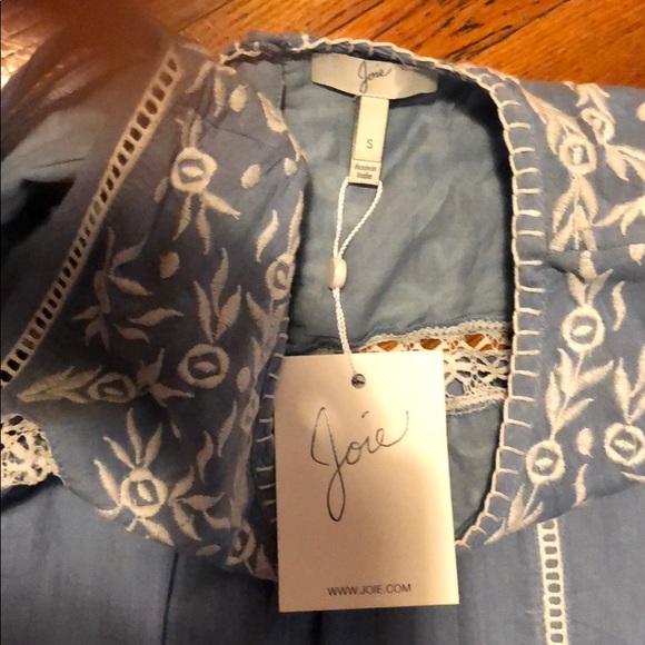 Joie Josune Embroidered Chambray Dress - Picture 6 of 7